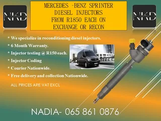 Mercedes Benz Sprinter Diesel Injectors For Sale On Service Exchange