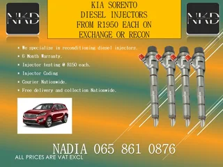 Kia Sorento Diesel Injectors For Sale On Service Exchange