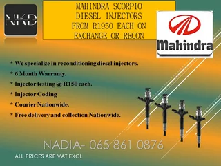 Mahindra Scorpio Diesel Injectors For Sale On Service Exchange