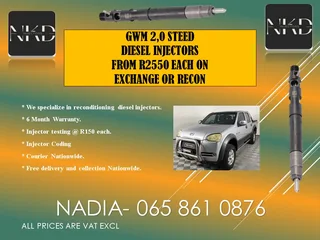 Gwm 2.0 Steed Diesel Injectors For Sale On Exchange