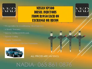 Nissan Np300 Diesel Injectors For Sale On Servie Exchange