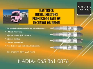 Man Truck Diesel Injectors For Sale On Service Exchange