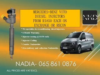 Mercedes Benz Vito Diesel Injectors For Sale On Service Exchange
