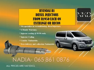 Hyundai H1 Diesel Injectors For Sale On Service Exchange