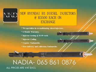 New Hyundai H1 Diesel Injectors For Sale On Service Exchange