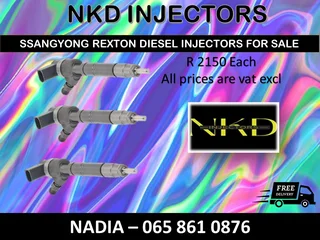 Ssangyong Rexton Diesel Injectors For Sale Or To Recon