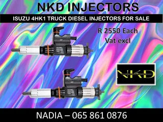 Isuzu 4hk1 Diesel Injectors For Sale Or To Recon