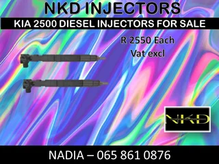 Kia (2500) Diesel Injectors For Sale Or To Recon
