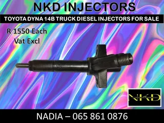 Toyota Dyna 14b Diesel Injectors For Sale Or To Recon