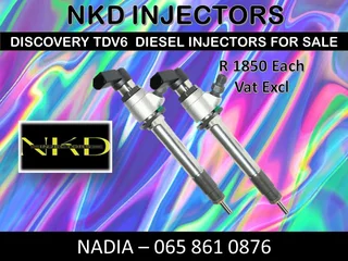 Discovery Tdv 6 Diesel Injectors For Sale Or To Recon