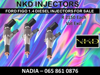 Ford Figo 1.4 Diesel Injectors For Sale Or To Recon