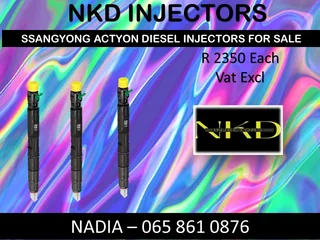 Ssangyong Actyon Diesel Inejctors For Sale Or To Recon