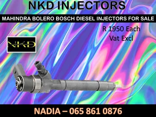 Mahindra Bolero Diesel Injectors For Sale Or To Recon