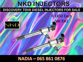 Discovery Tdv8 Diesel Injectors For Sale Or To Recon