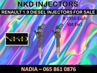 Renault 1.9 Diesel Injectors For Sale Or To Recon