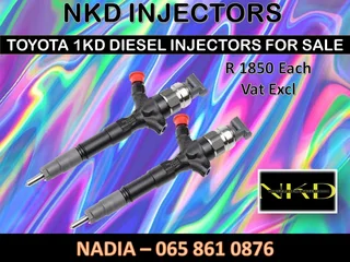 Toyota 1kd Diesel Injectors For Sale Or To Recon