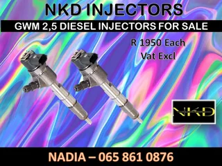 Gwm 2.5l Diesel Injectors For Sale Or To Recon