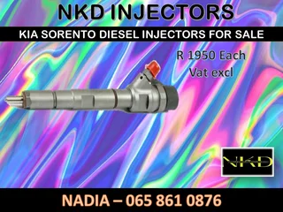Kia Sorento Diesel Injectors For Sale Or To Recon
