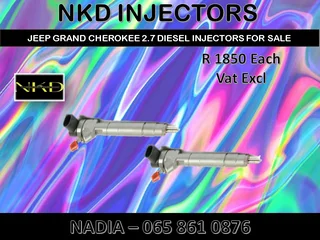 Jeep Grand Cherokee 2.7 Diesel Injectors For Sale Or To Recon