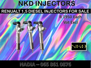 Renault 1.5 Diesel Injectors For Sale Or To Recon