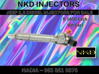 Jeep 2.8 Diesel Injectors For Sale Or To Recon