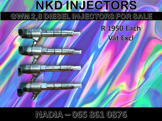 Gwm 2.8l Diesel Injectors For Sale Or To Recon With Warranty
