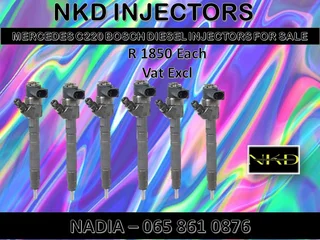 Mercedes C220 Diesel Injectors For Sale Or To Recon