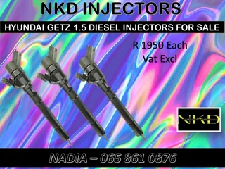 Hyundai Getz Diesel Injectors For Sale Or To Recon