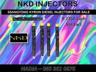 Ssanyong Kyron Diesel Injectors For Sale Or To Recon