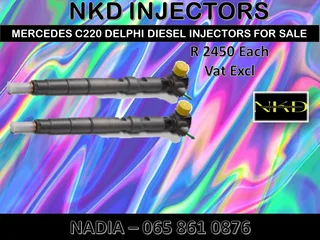 Mercedes C220  Diesel Injectors For Sale Or To Recon