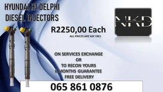 Hyundai H1 Diesel Injectors For Sale Or Recon