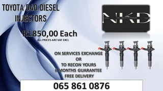 Toyota D4d Diesel Injectors For Sale Or Recon