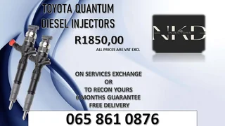 Toyota Quantum Diesel Injectors For Sale Or To Recon