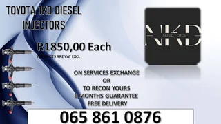 Toyota 1kd Diesel Injectors For Sale Nationwide
