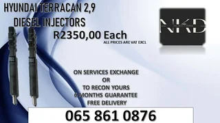 Hyundai Terrican 2.9 Diesel Injectors For Sale Nationwide