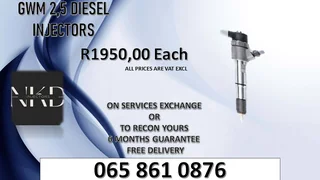 Gwm 2.5 Diesel Injectors For Sale Nationwide