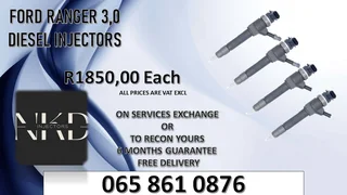 Ford Ranger 3.0 Diesel Injectors For Sale Nationwide