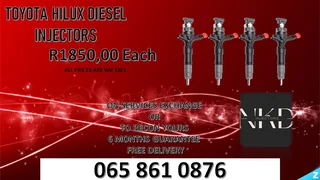 Toyota Hilux Diesel Injectors For Sale With Warranty