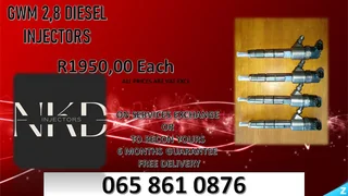 Gwm 1.8 Diesel Injectors For Sale With Warranty