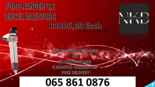 Ford Ranger 3.2 Diesel Injectors For Sale With Warranty