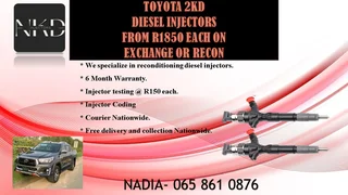 Toyota 2kd Diesel Injectors For Sale On Exchange