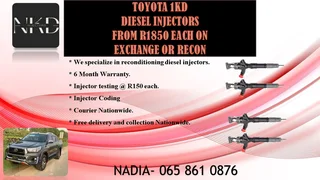 Toyota 1kd Diesel Injectors For Sale With Warranty