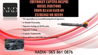 Chevrolet Captiva Diesel Injectors For Sale With Warranty