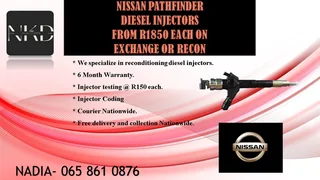 Nissan Pathfinder Diesel Injectors For Sale With Warranty