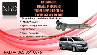 Hyundai H1 Diesel Injectors For Sale With Warranty