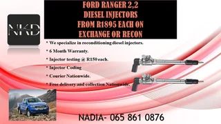 Ford Ranger 2.2 Diesel Injectors For Sale With Warranty