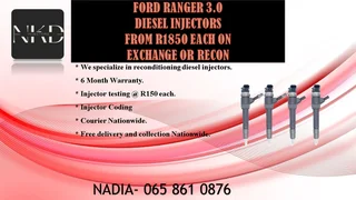 Ford Ranger 3.0 Diesel Injectors For Sale With Warranty
