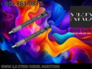 Gwm 2.0 Steed Diesel Injectors For Sale Nationwide