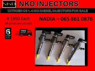 Citroen C3 1.4 Hdi Diesel Injectors For Sale Or Recon