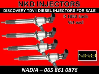 Discovery Tdv 4 Diesel Injectors For Sale Or Recon